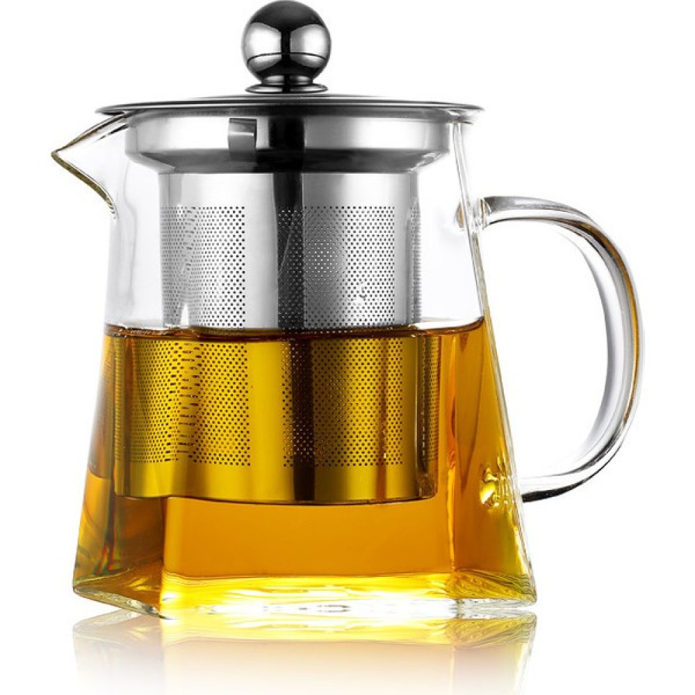 Boshun Foreign Trade 950ML Kare Şekilli Cam Çaydanlık - Şeffaf (Yurt Dışından) Oto Boyaları Fiyatı