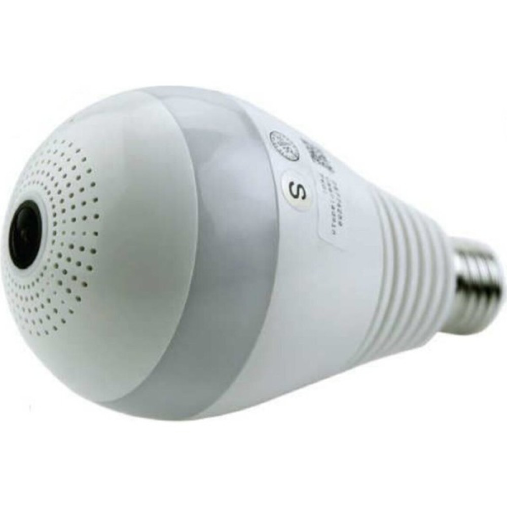 Bosile 3D Ampul Kablosuz Kamera Wifi Ip Balık Gözü Full Hd Bebek Bakıcı Güvenlik Panaromik Kamera - Beyaz Güvenlik Kameraları Fiyatı