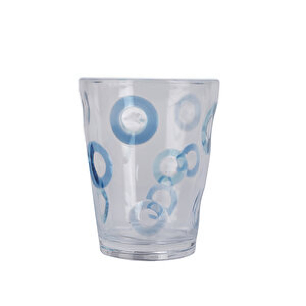 Bosphorus Diş Fırçalık,macun Kabı Mavi Halkalı Akrilik 8x8x10cm 370ml Diş Fırçalık Fiyatı