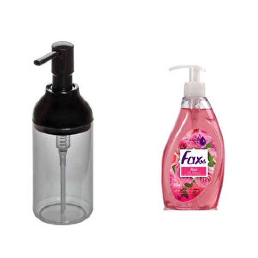 Bosphorus Siyah Füme Sıvı Sabunluk Ve 400 Ml Sıvı Sabun Gül Kokulu Sabunluk Fiyatı