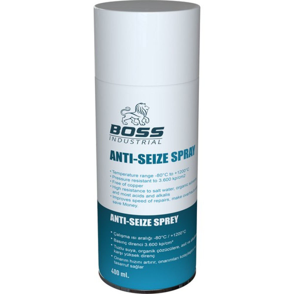 Boss Anti Seize Sprey Antrasit 400 ml Oto Boyaları Fiyatı