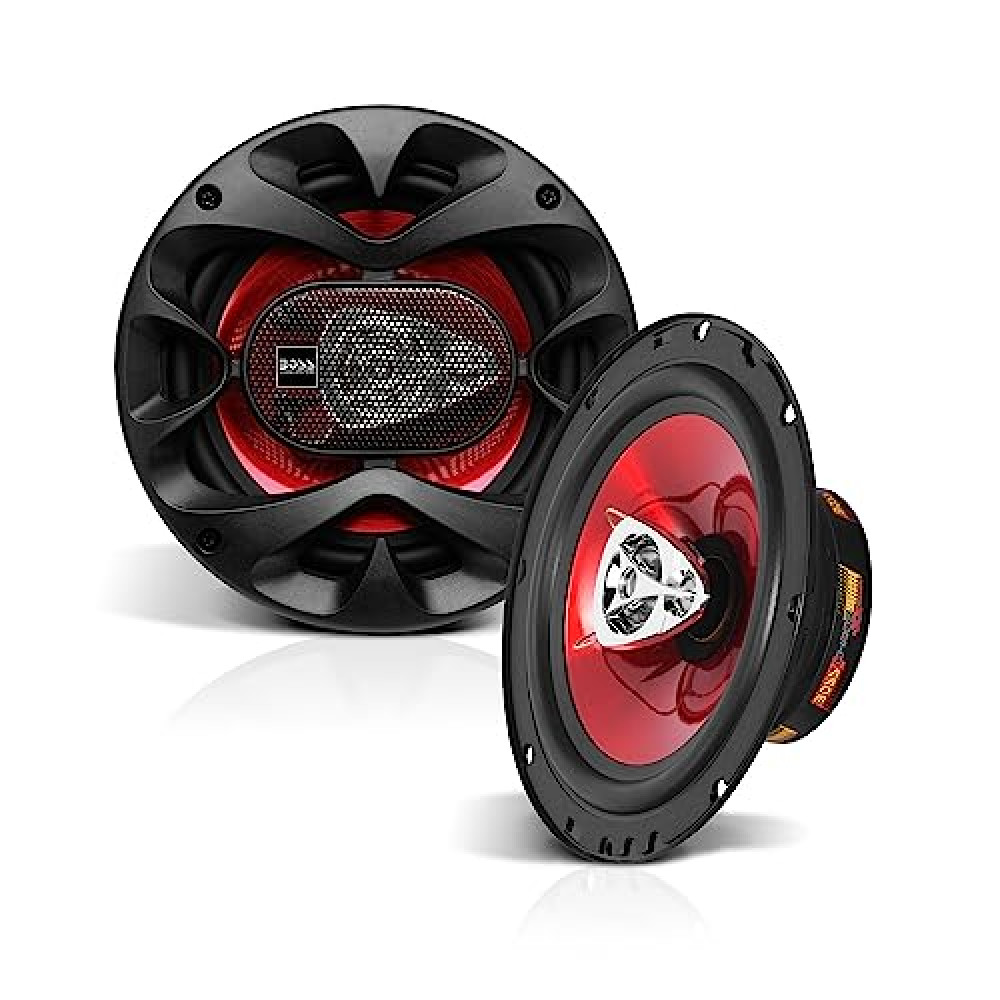 BOSS Audio Systems CH6530 Chaos Series 6.5 Inch Car Door Speakers - 300 Watts (Pair), 3 Way, Full Range, Tweeters, Coaxial, Sold in Pairs Car Speakers & Subwoofer Fiyatı