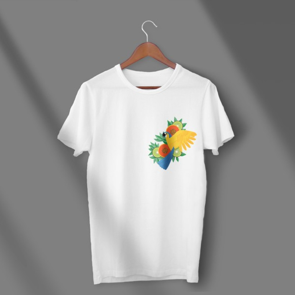Boss Bro Papağan Baskılı Unisex T-Shirt 01 Erkek T-shirt Fiyatı