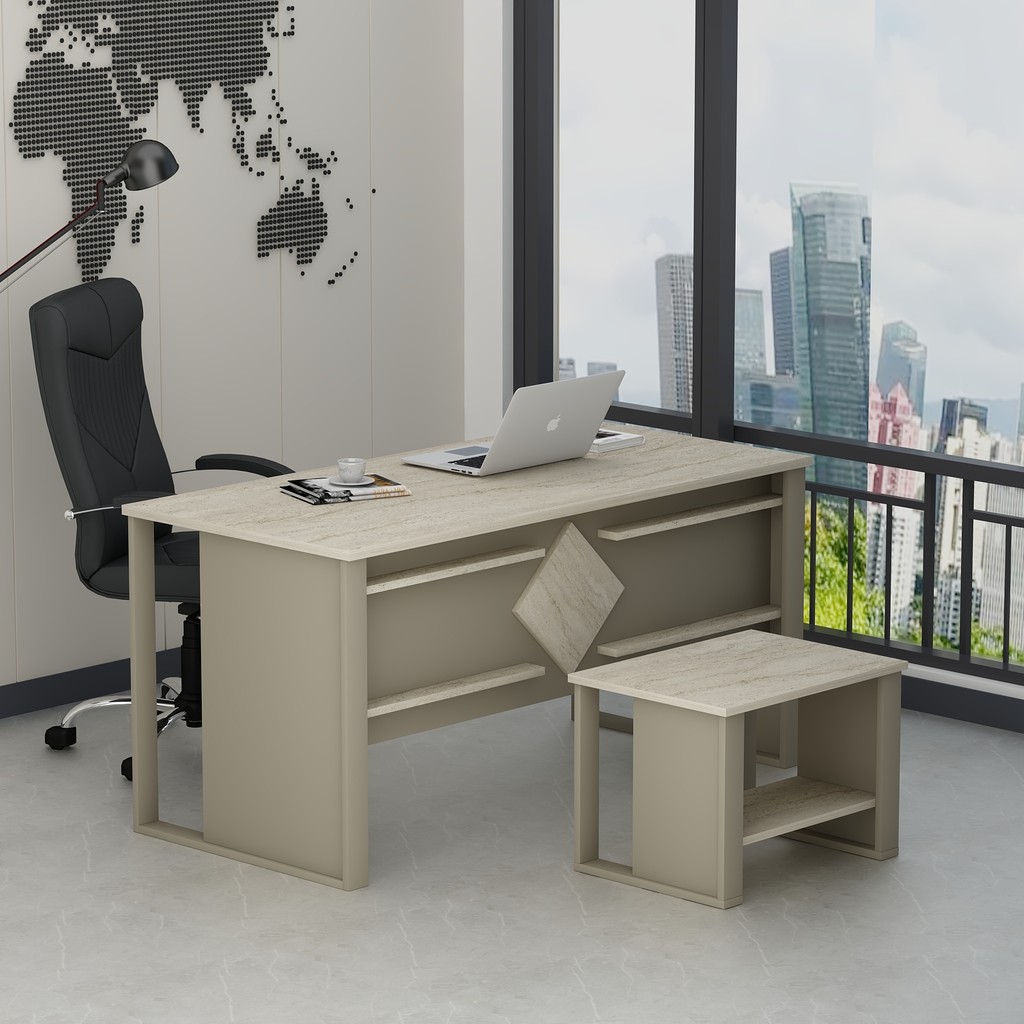 Boss Sehpali Ofis Masası, Büro Takımı, Çalıma Masası, Sehpa Ofis Çalışma Masası Fiyatı