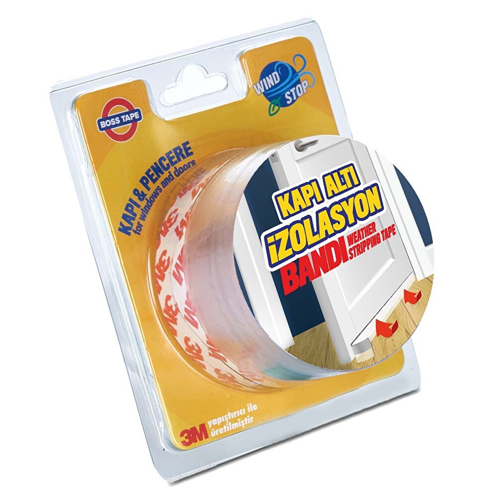 Boss Tape Kapı Pencere Izolasyon Bandı 53mmx2,5mt Nalburiye & Hırdavat Fiyatı