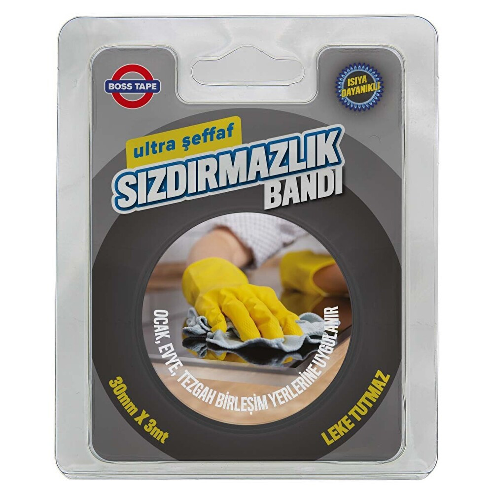 Boss Tape Ultra Clear Sızdırmazlık Bandı Nalburiye & Hırdavat Fiyatı