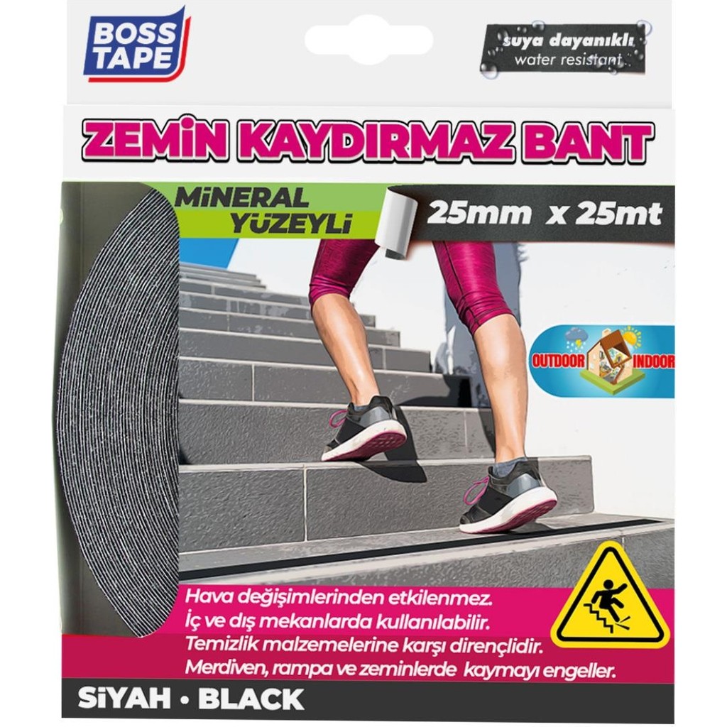 Boss Tape Zemin Merdiven Kaydırmaz Zımpara Bant 25MMX25MT SSD / Solid State Drive Fiyatı