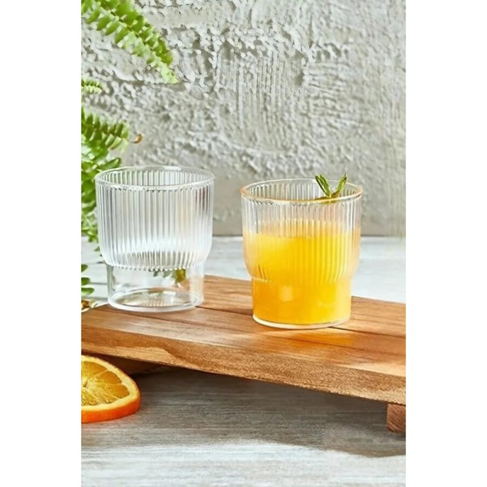 Bossio Tokyo 6 Adet 300 ml Mika Şık Tasarım Bardak Meşrubat Sunum Su Bardağı -Cam Değildir - Şeffaf Fincan / Bardak / Kahve Takımı Fiyatı