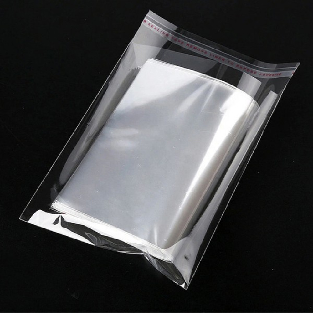 BossPack Şeffaf Bantlı 15X25 cm Parlak Jelatin Poşet 100 Adet Şeffaf Poşet Buzdolabı Poşeti Fiyatı