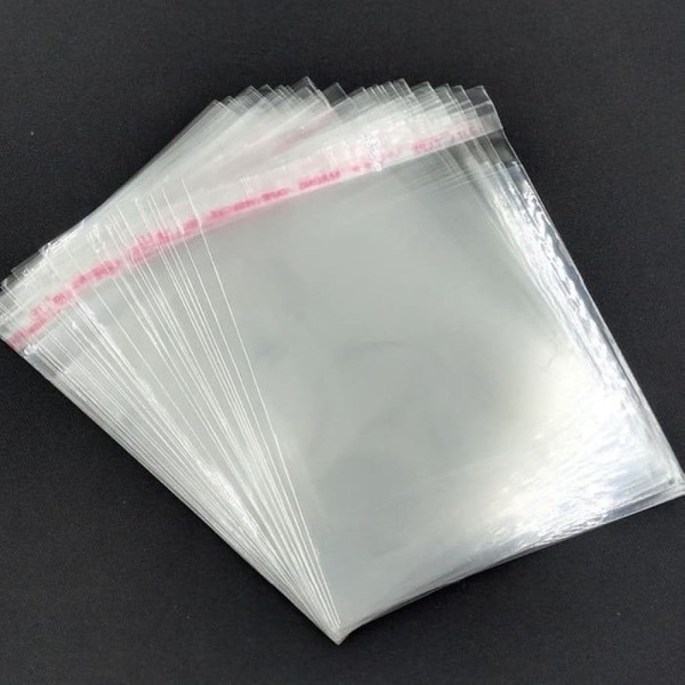 BossPack Şeffaf Bantlı (45X55 Cm) Yumuşak Naylon Poşet (100 Adet) - Yumuşak Bantlı Poşet Oto Boyaları Fiyatı