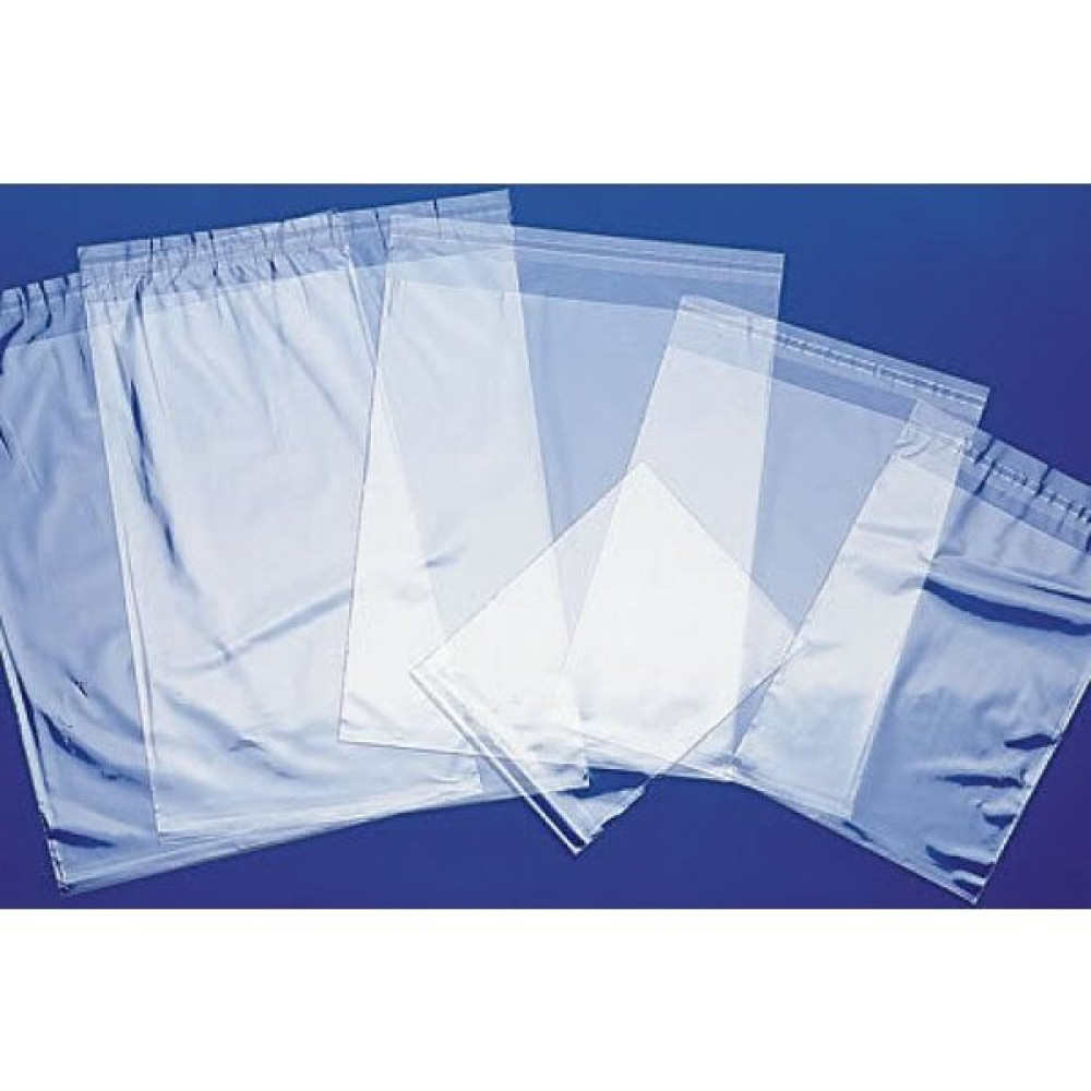 Bosspack Şeffaf Bantlı (50X70CM) Yumuşak Naylon Poşet (10 Adet) -Yumuşak Bantlı Poşet Buzdolabı Poşeti Fiyatı