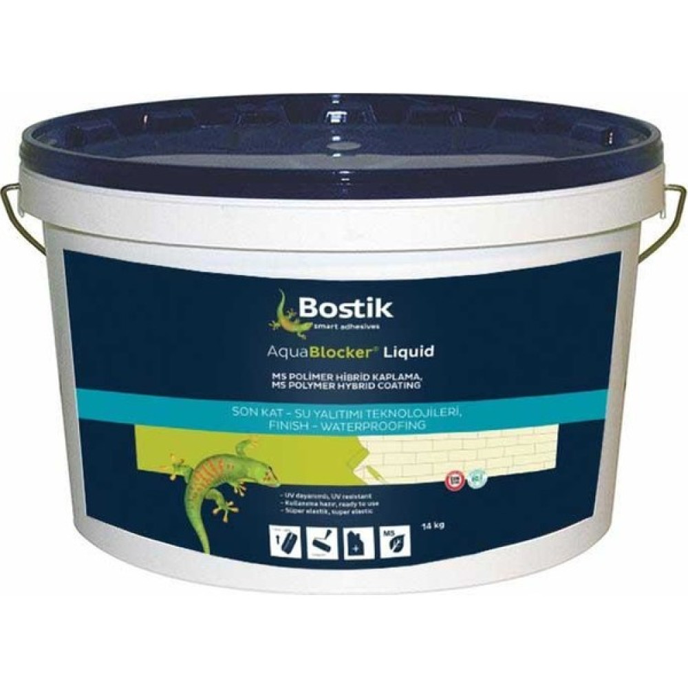 Bostik Aqua Blocker Luquid Yüzey Yalıtım İzolasyonu 14 Kg. Dış Cephe Yalıtım Malzemeleri Fiyatı