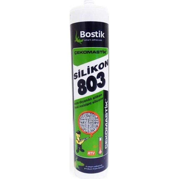 Bostik Çekomastik 803 Isıya Dayanıklı Silikon Nalburiye & Hırdavat Fiyatı
