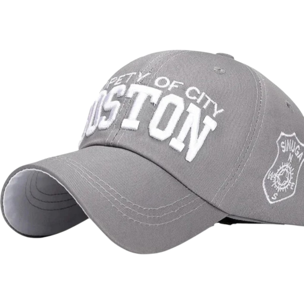 Boston Vintage Gri Kep Şapka Erkek Şapkası Fiyatı