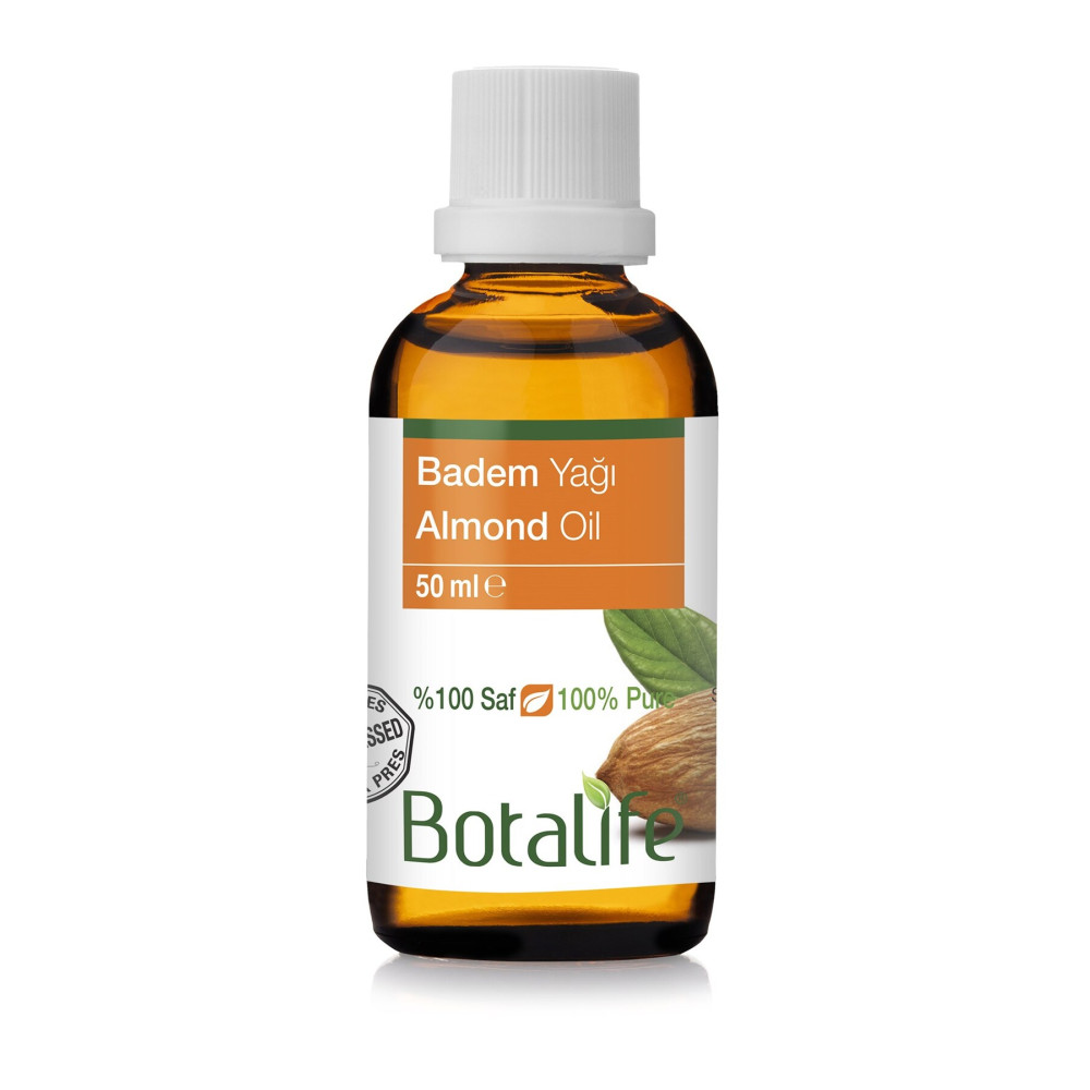 Botalife Badem Yağı Saf 50 ml Soğuk Pres Tatlı Sıvı Yağ ve Zeytinyağı Fiyatı