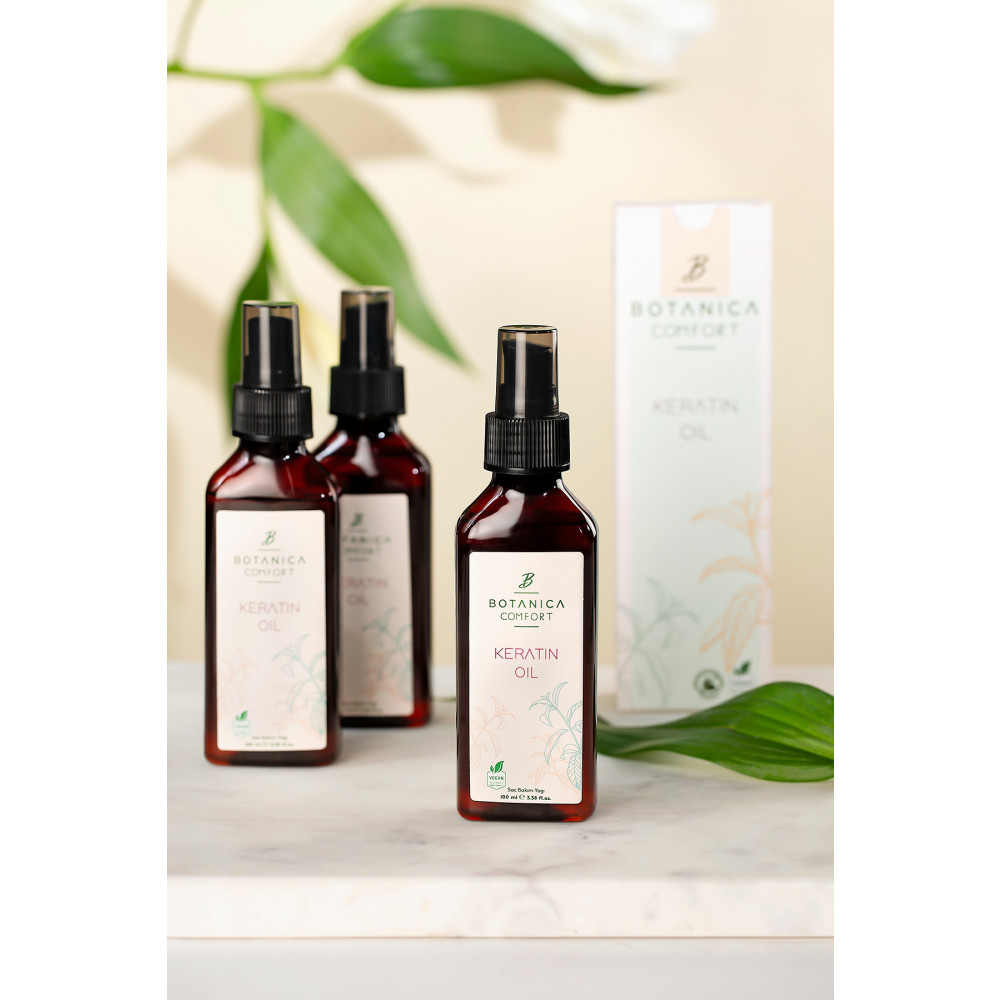 BOTANICA COMFORT Aşırı Yıpranmış Saçlar için Keratin Bakım Yağı 100 ml Saç Bakım Maskeleri & Serumlar & Spreyler Fiyatı
