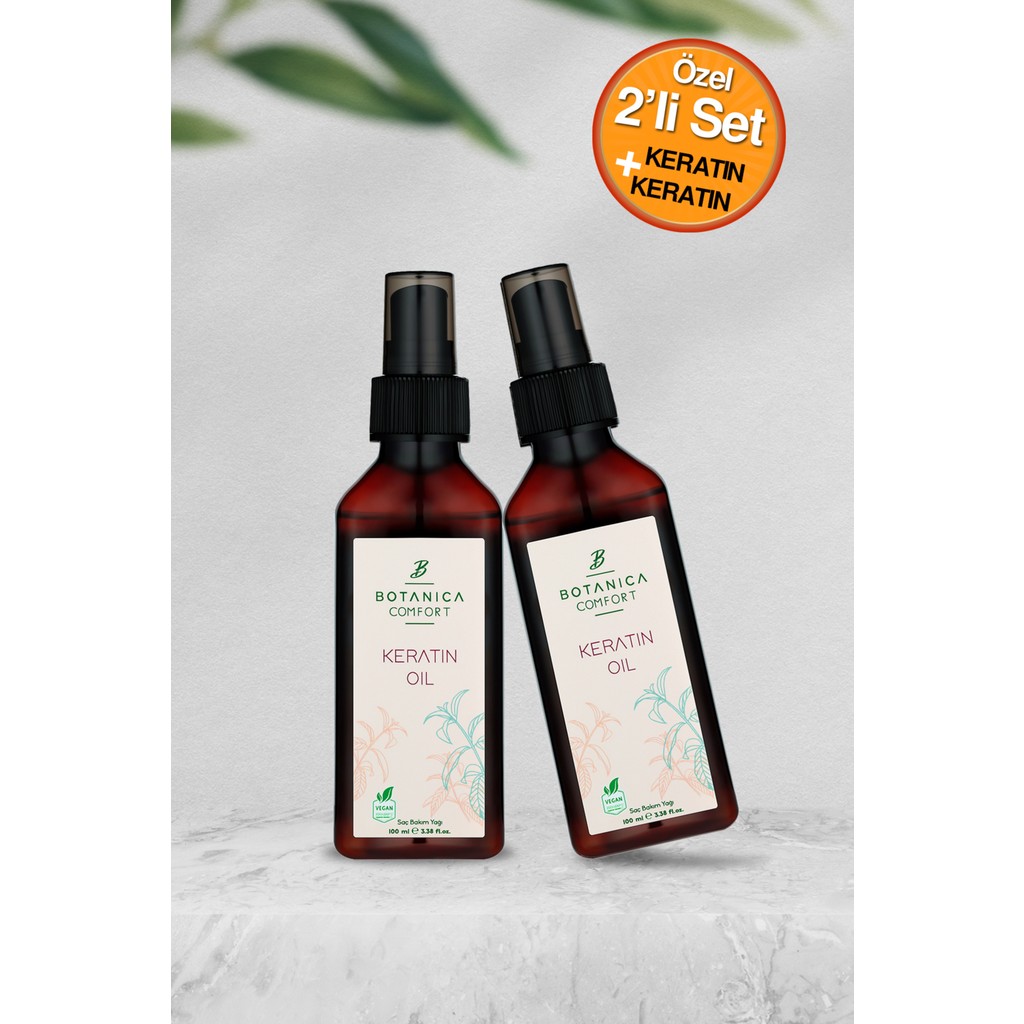 Botanıca Comfort Aşırı Yıpranmış Saçlar Paraben İçermeyen Için Keratin Bakım Yağı 100 ml ( 2 Li Set) Diğer Fiyatı