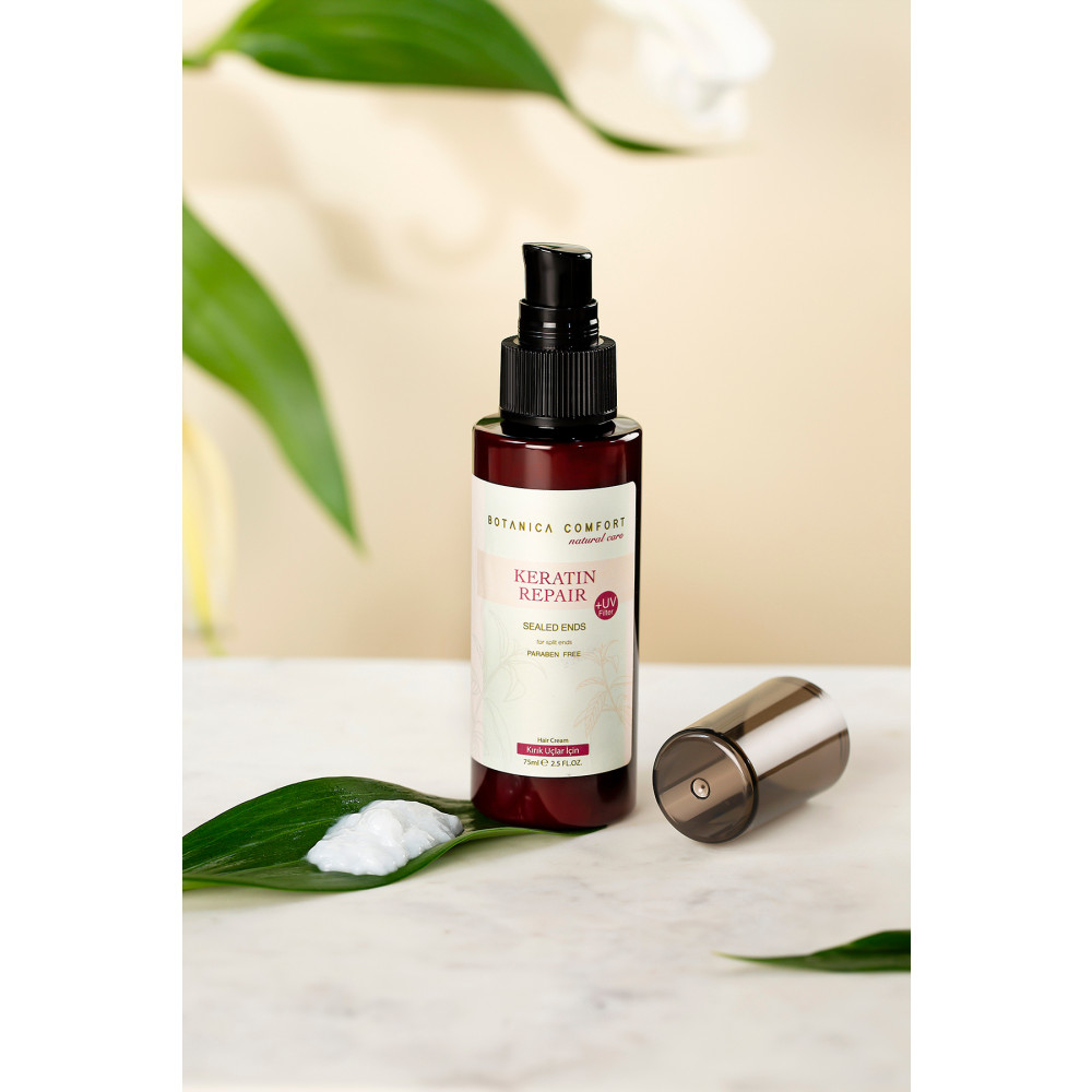 BOTANICA COMFORT Keratin Destekli Kırık Uç Önleyici Krem 75ml Saç Şekillendirici Krem Fiyatı