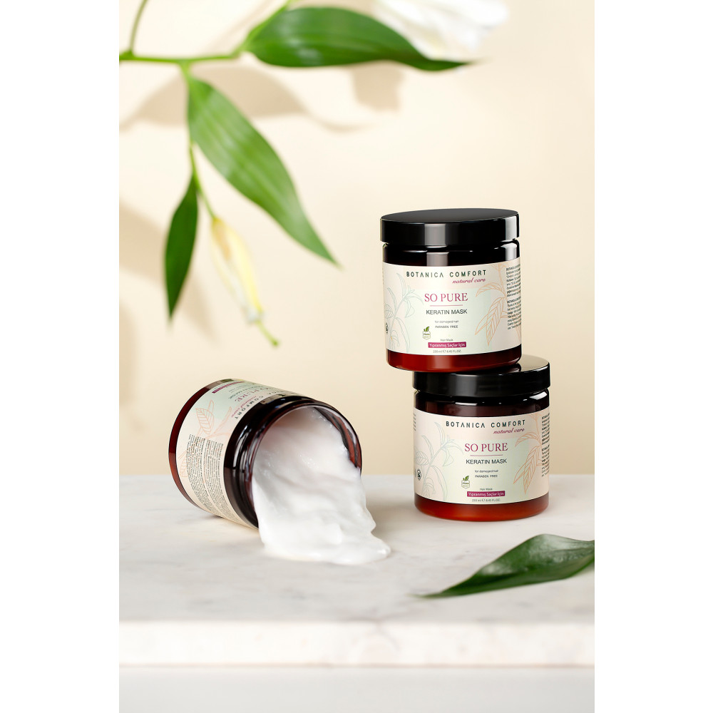 BOTANICA COMFORT Keratin Saç Maskesi 250 Ml Saç Bakım Maskeleri & Serumlar & Spreyler Fiyatı