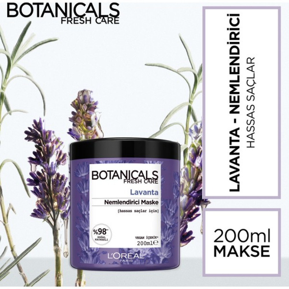 Botanicals Fresh Care Lavanta Yatıştırıcı Maske 200ml Saç Bakım Maskeleri & Serumlar & Spreyler Fiyatı