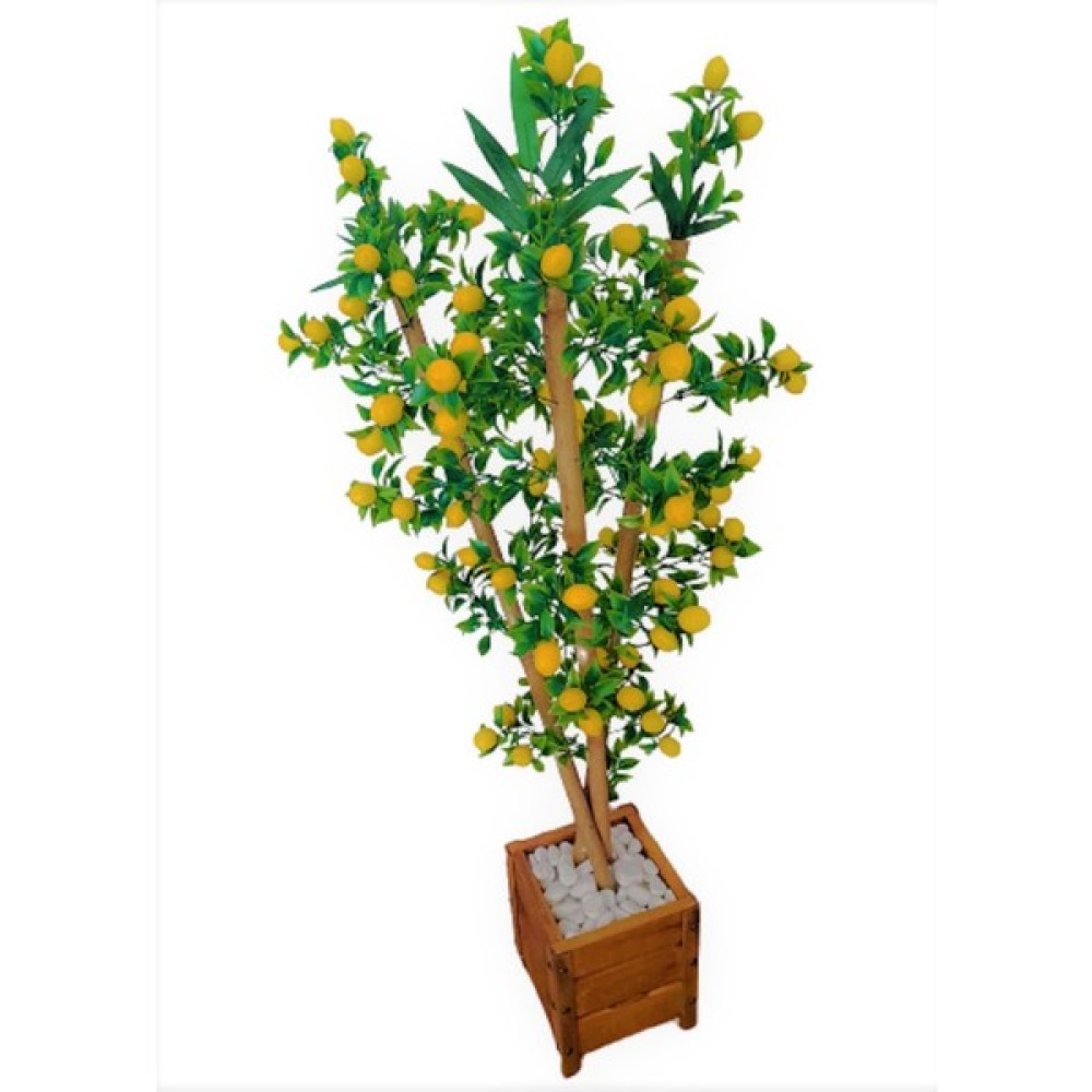 Botanik Bahçesi Yapay Limon Ağacı Limon Çiçeği 1.35 Metre Boyunda Bambu Gövdeli Limon Ev & Dekorasyon Aksesuarları Fiyatı