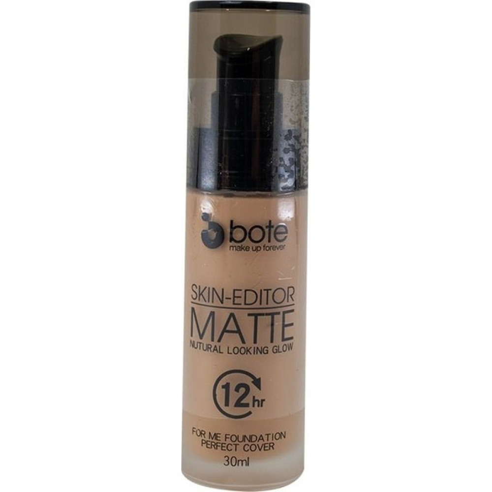 Bote Makeup Liquid Foundation Skin Editor Matte Nutural Looking Glow 02 30 ml Fondötenler Fiyatı