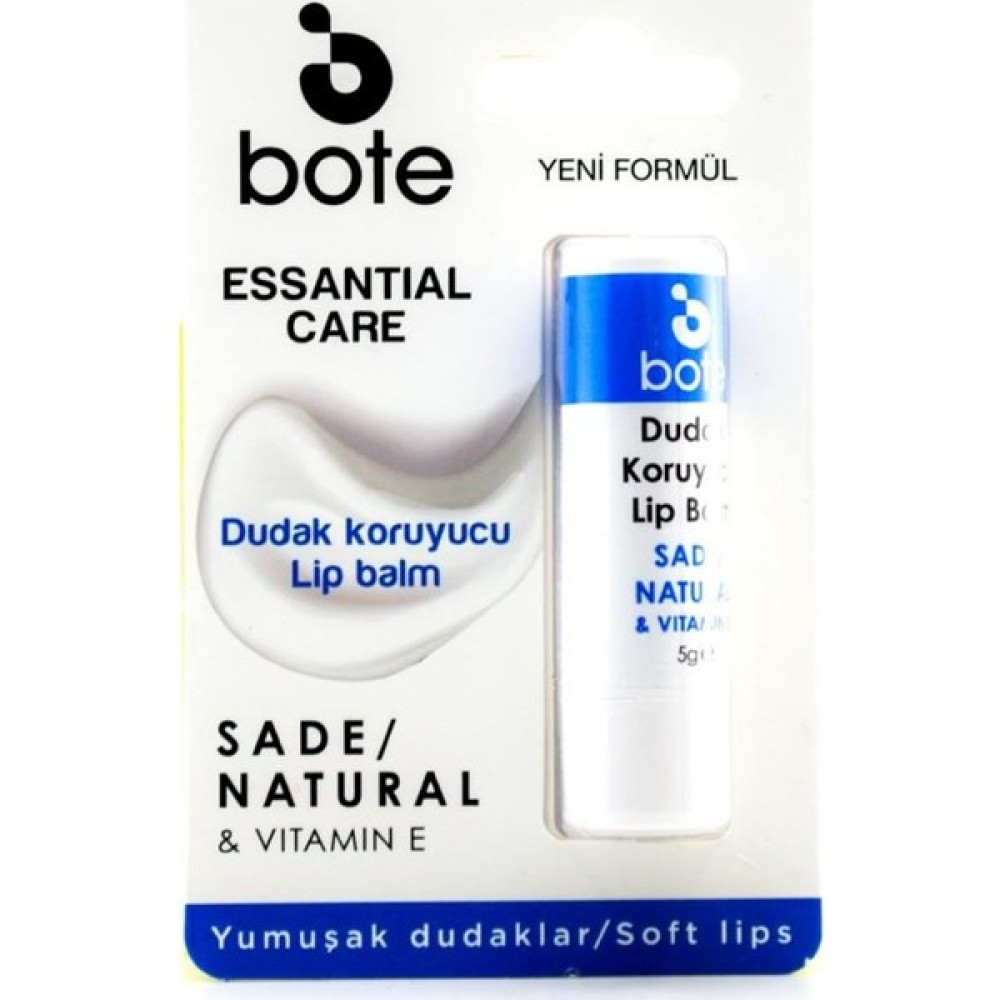 Bote Natural Dudak Koruyucu Lip Balm 5 gr - Şeffaf Dudak Bakımı / Koruyucu Fiyatı
