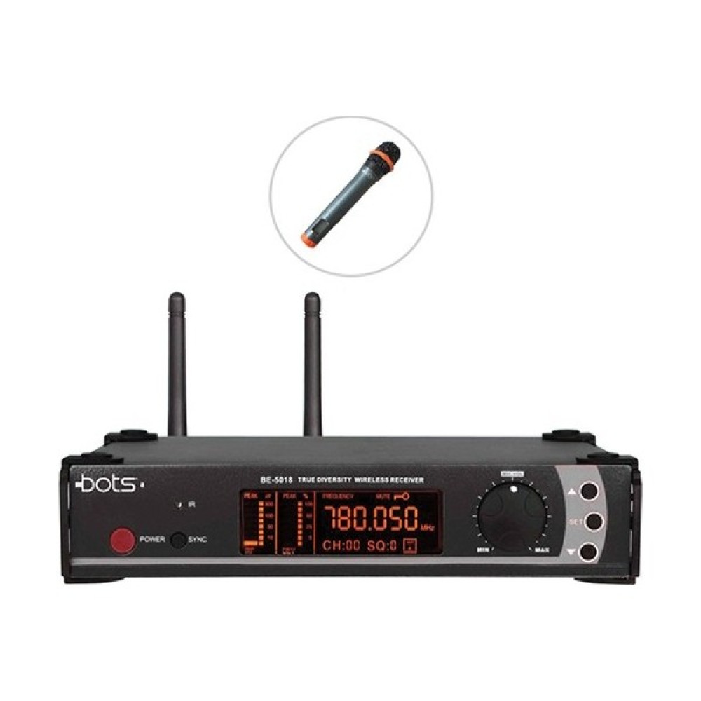 Bots BE-5018 Uhf Telsiz Mikrofon - Tek El Bilgisayar Mikrofonu Fiyatı