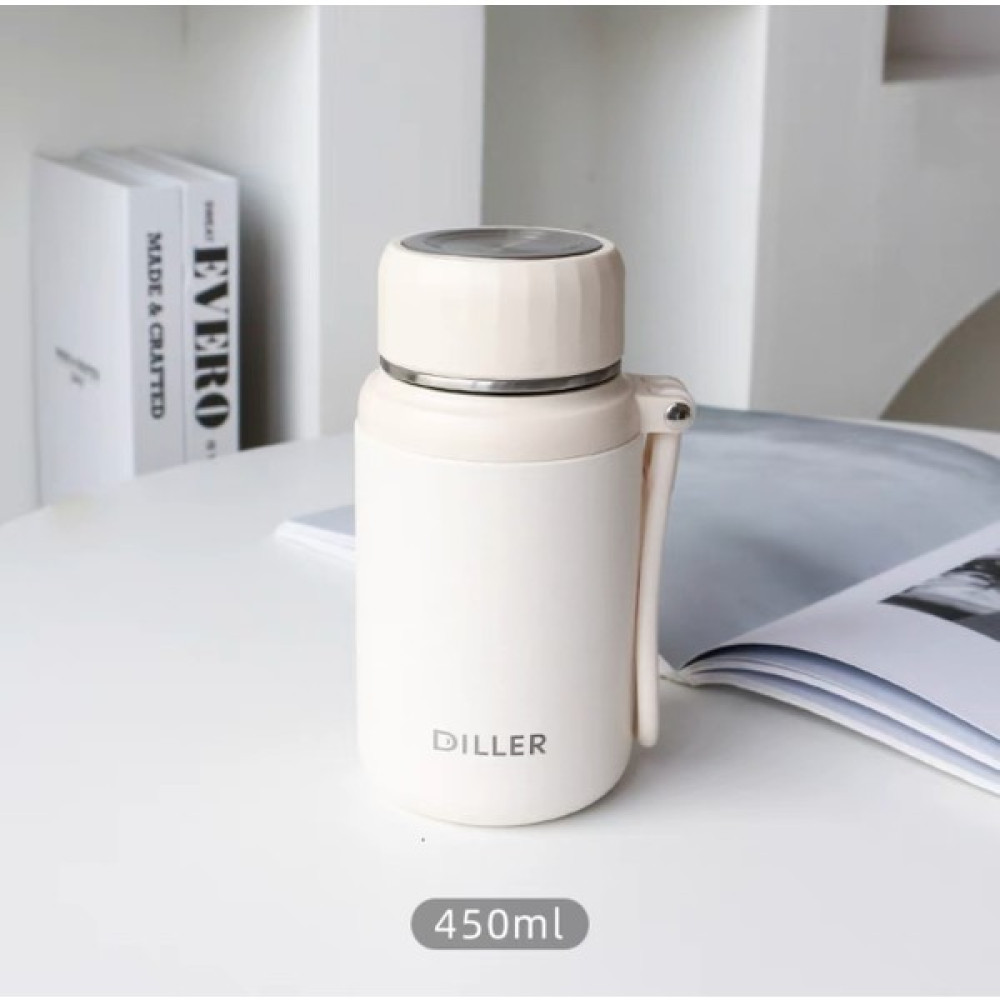 Bottlex 450ML Paslanmaz Çelik Kaydırmaz Lastikli Termos Bardak Mug Araç Kahve Çay Termosu (Yurt Dışından) Kamp Mutfağı Fiyatı