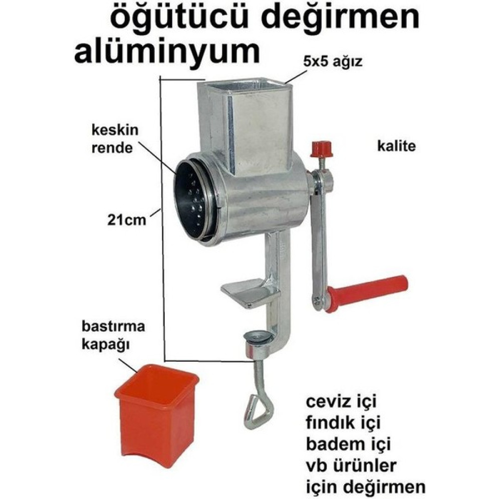 Bottom Stroke Tuğra Çelik Ceviz Fındık Badem Öğütücü - 1 Adet Mutfak Gereçleri Fiyatı