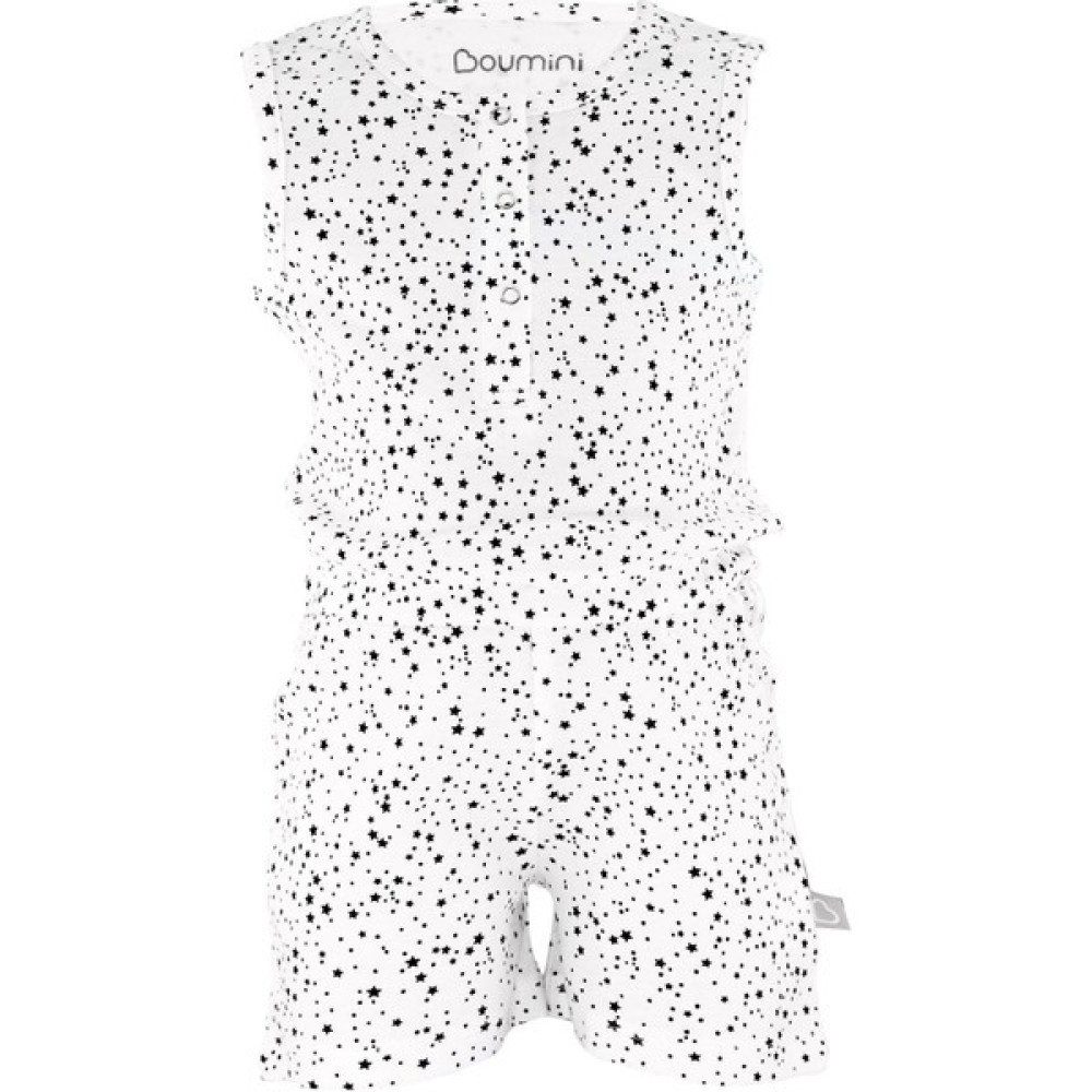 Boumini Kolsuz Beli Lastikli Şort Tulum Salopet Yıldız Tozu 18 - 24 Ay Bebek Tulumu Fiyatı