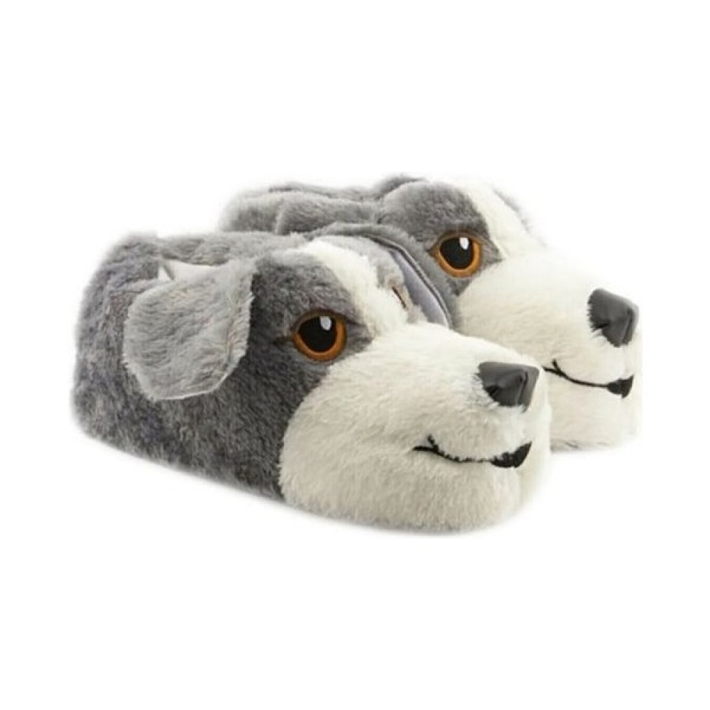 Boutique Büşra Akçınar Unisex Gri Köpekli Panduf Ev Içi Bot Panduflar Fiyatı