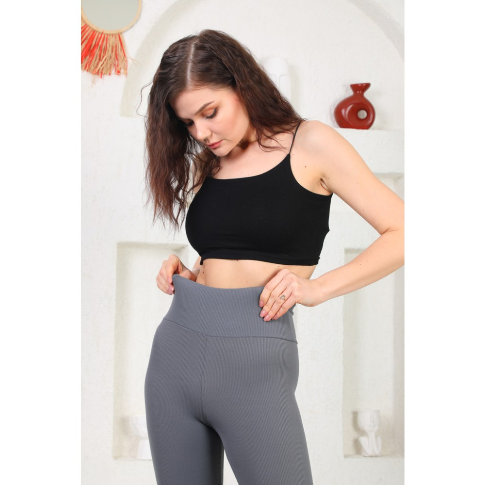 Boutique Depina Seamless Yüksek Bel Günlük Spor Kadın Fitilli Tayt Tayt Fiyatı