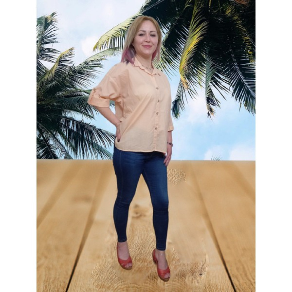 Boutique Venüs Turuncu Renk Gömlek Kadın Gömlek Fiyatı