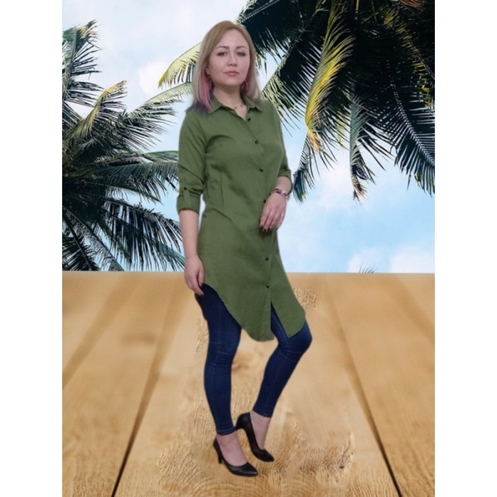 Boutique Venüs Yeşil Tunik Gömlek Kadın Gömlek Fiyatı