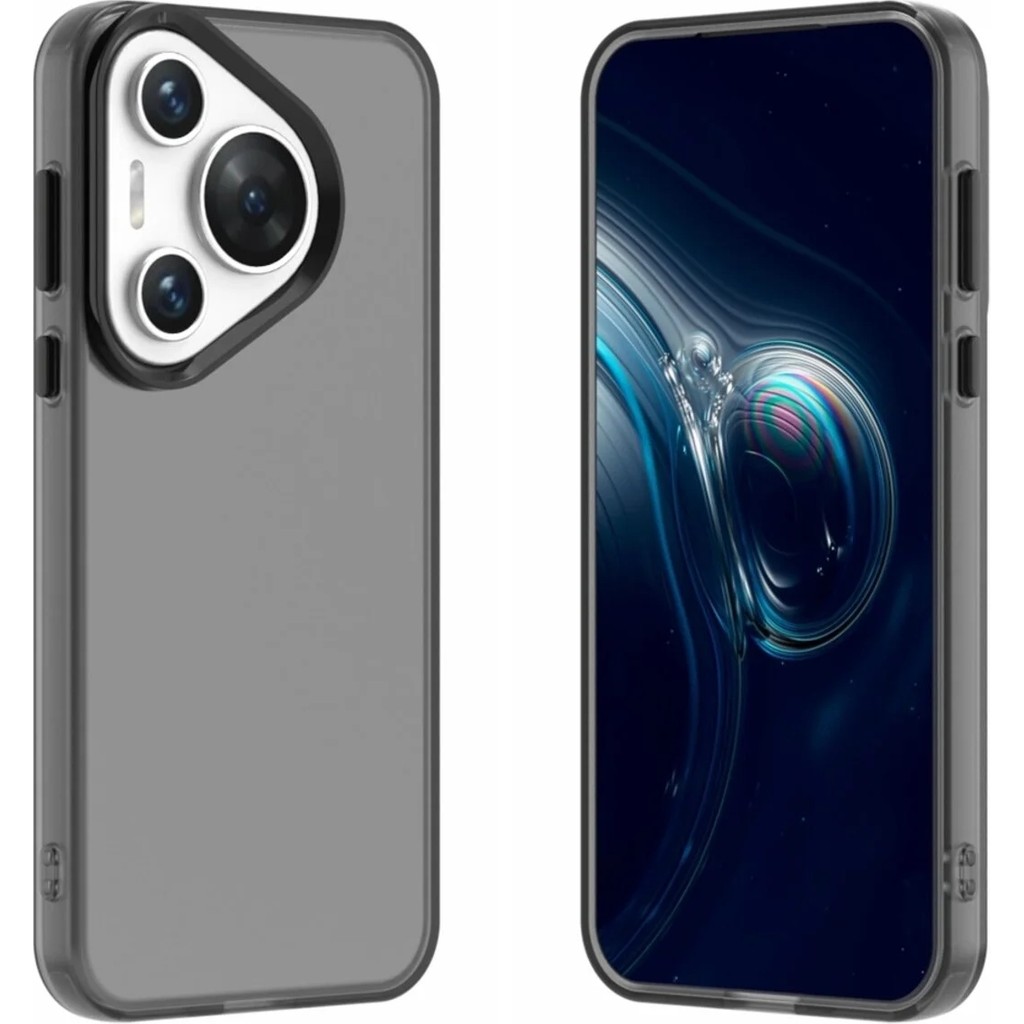 Bovinox Huawei Pura 70 Kılıf Parmak Izi Yapmaz Buzlu Şeffaf Ince Tasarım Kamera Koruma - Siyah - Renk Cep Telefonu Kılıfı Fiyatı