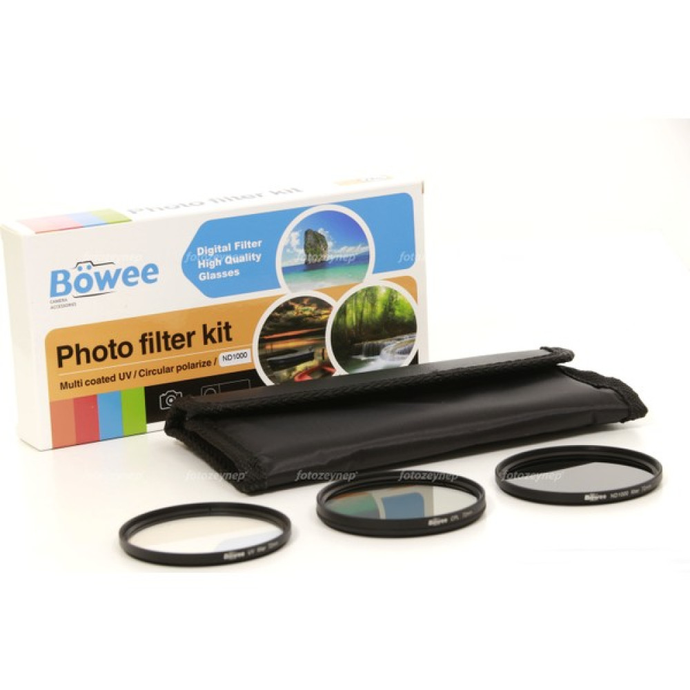 Böwee Uv + Cpl + ND1000 Filtre Kiti 46MM Objektif & Lensler Fiyatı