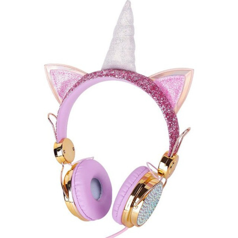 Bower Parlak Taşlı Unicorn Kulaklık (Gold) Kulaklık Fiyatı