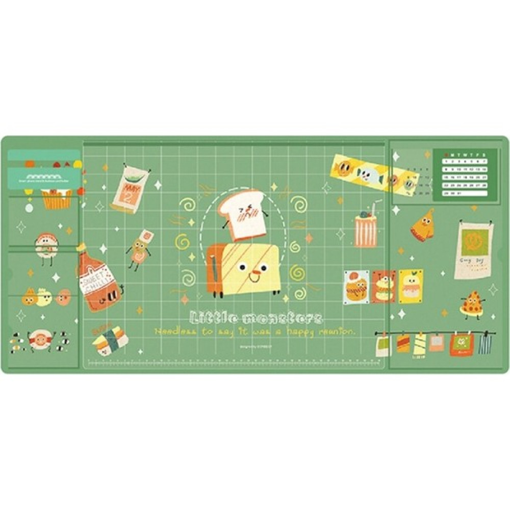 Boy Suya Dayanıklı Mouse Pad Öğrenci Yazma Pedi Ofis Bilgisayar Masası Mat Laptop Yastık Masası Organizatör Takvim ile | Fare Pedleri - Yeşil Mouse Pad Fiyatı