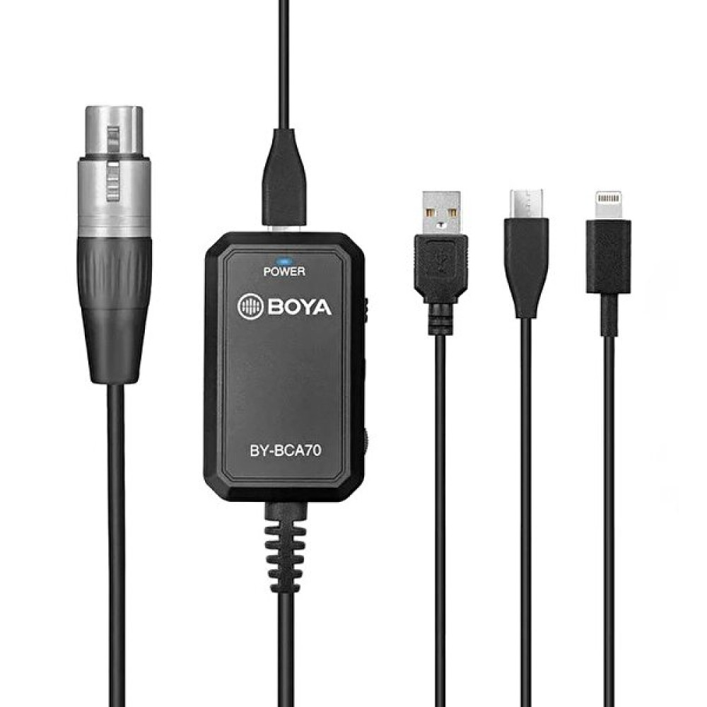 Boya By-Bca70 48V Phantom Mobil XLR Mikrofon Kablo Stüdyo ve Sahne Ekipmanları Fiyatı