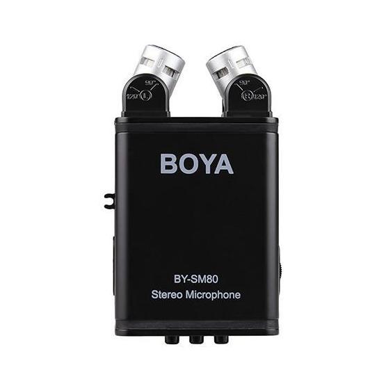 Boya BY-SM80 Profesyonel Stereo Kamera Mikrofonu