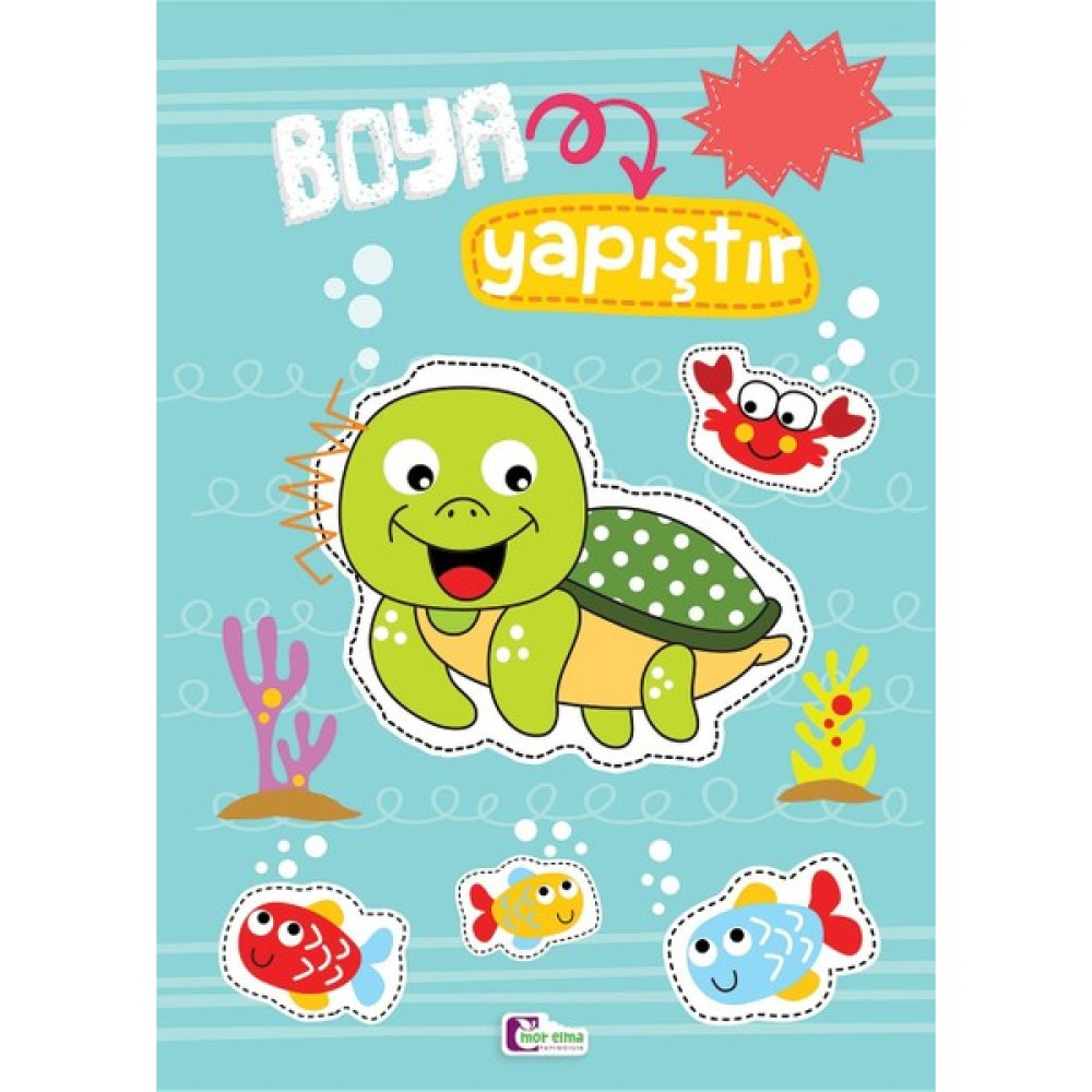 Boya Yapıştır 32 Adet Çıkartma Aktivite & Eğitici Kitaplar Fiyatı