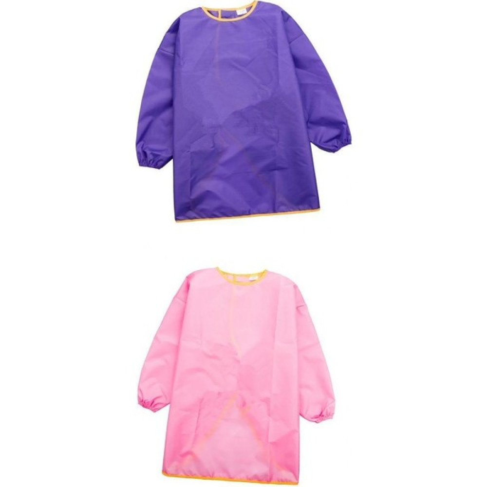Boyama Su Geçirmez Smock Uzun Kollu Sanat Önlüğü Çocuk Zanaat Apron L Mor + Pembe (Yurt Dışından) Mutfak Önlüğü Fiyatı