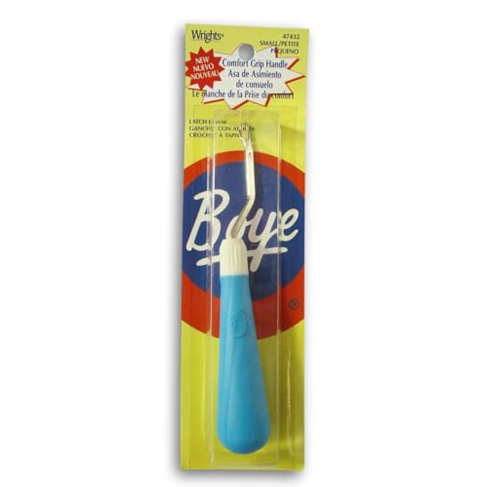 Boye Latch Hook Rug Tool with Comfort Grip in Assorted Colors