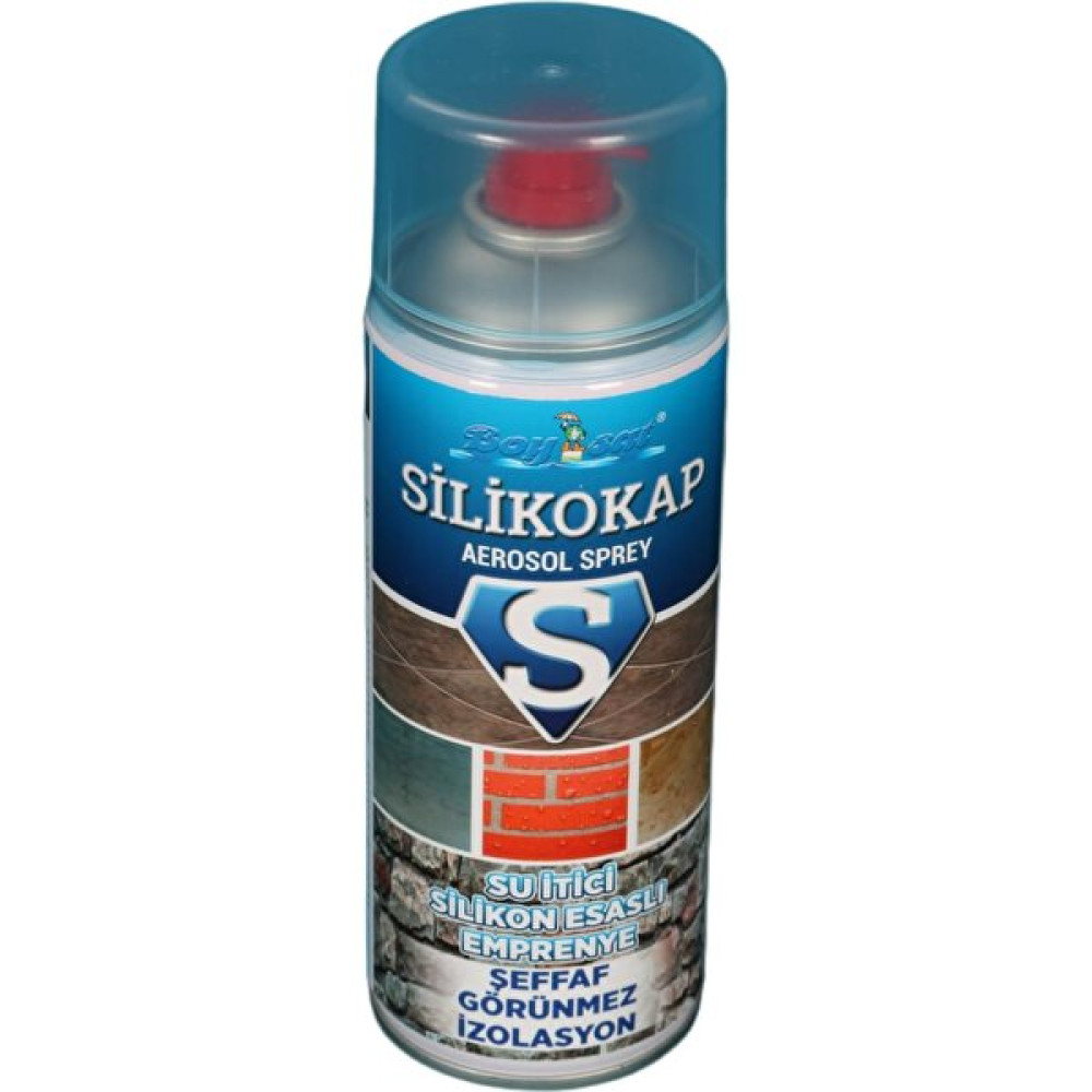 Boysat Silikokap Aerosol Şeffaf Su Izolasyon Spreyi 400 ml Dış Cephe Yalıtım Malzemeleri Fiyatı