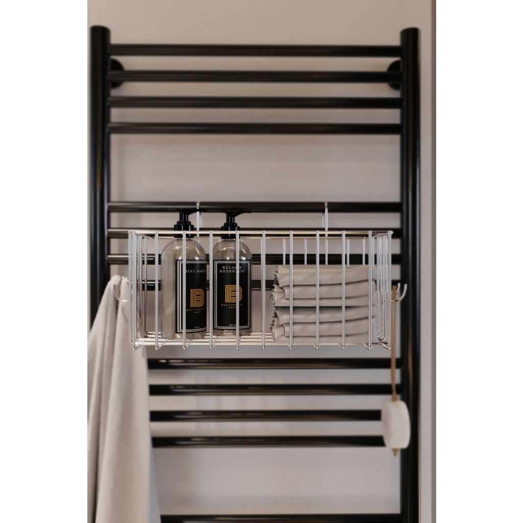 Boz Concept Home Paslanmaz Banyo Düzenleyici Sabunluk Havlupan Askısı Fönlük Havluluk Banyo Aksesuarı Banyo Rafı - Gümüş El / Yüz Havlusu Fiyatı