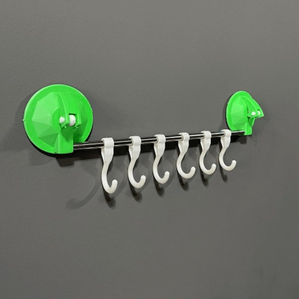 Bozdağlar Hook Plastik Vantuzlu Askılık 6'lı Yeşil BZD-419 Banyo Askılık Fiyatı