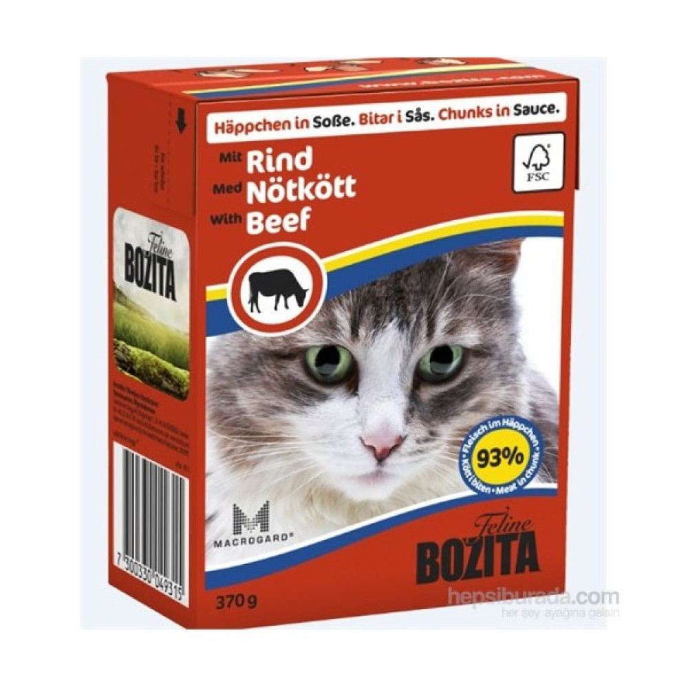 Bozita Cis Beef Biftekli Tahılsız Kedi Konservesi 370 Gr Evcil Hayvan Ürünleri Fiyatı