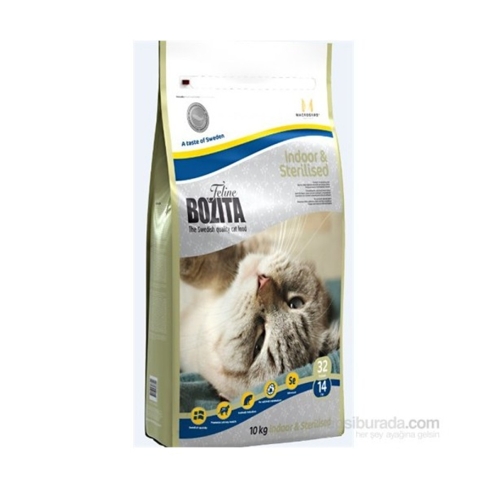 Bozita Feline Indoor Sterilised Evde Yaşayan ve Kısırlaştırılmış Kedi Maması 10 Kg Evcil Hayvan Ürünleri Fiyatı