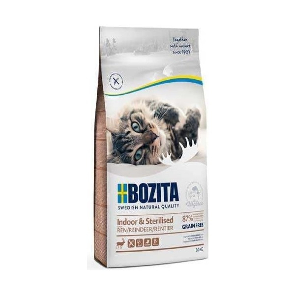 Bozita Indoor Sterilised Tahılsız Geyik Etli Kısırlaştırılmış Yetişkin Kedi Maması 10 kg Evcil Hayvan Ürünleri Fiyatı